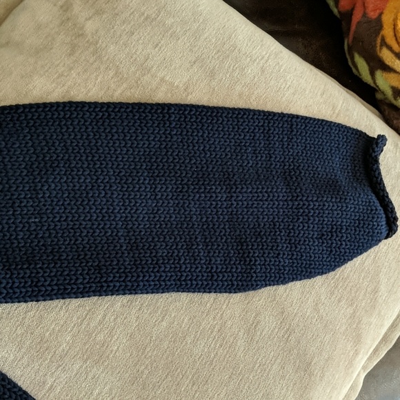 NWT navy blue chunky sweater - Picture 4 of 4